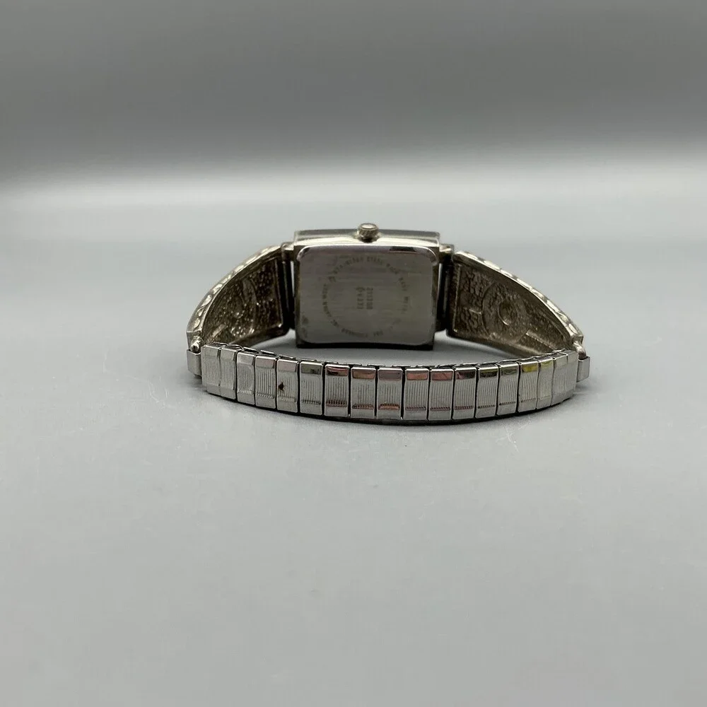 Futura Womens Watch 20mm MOP Dial Silver Tone Expansion Band New Battery